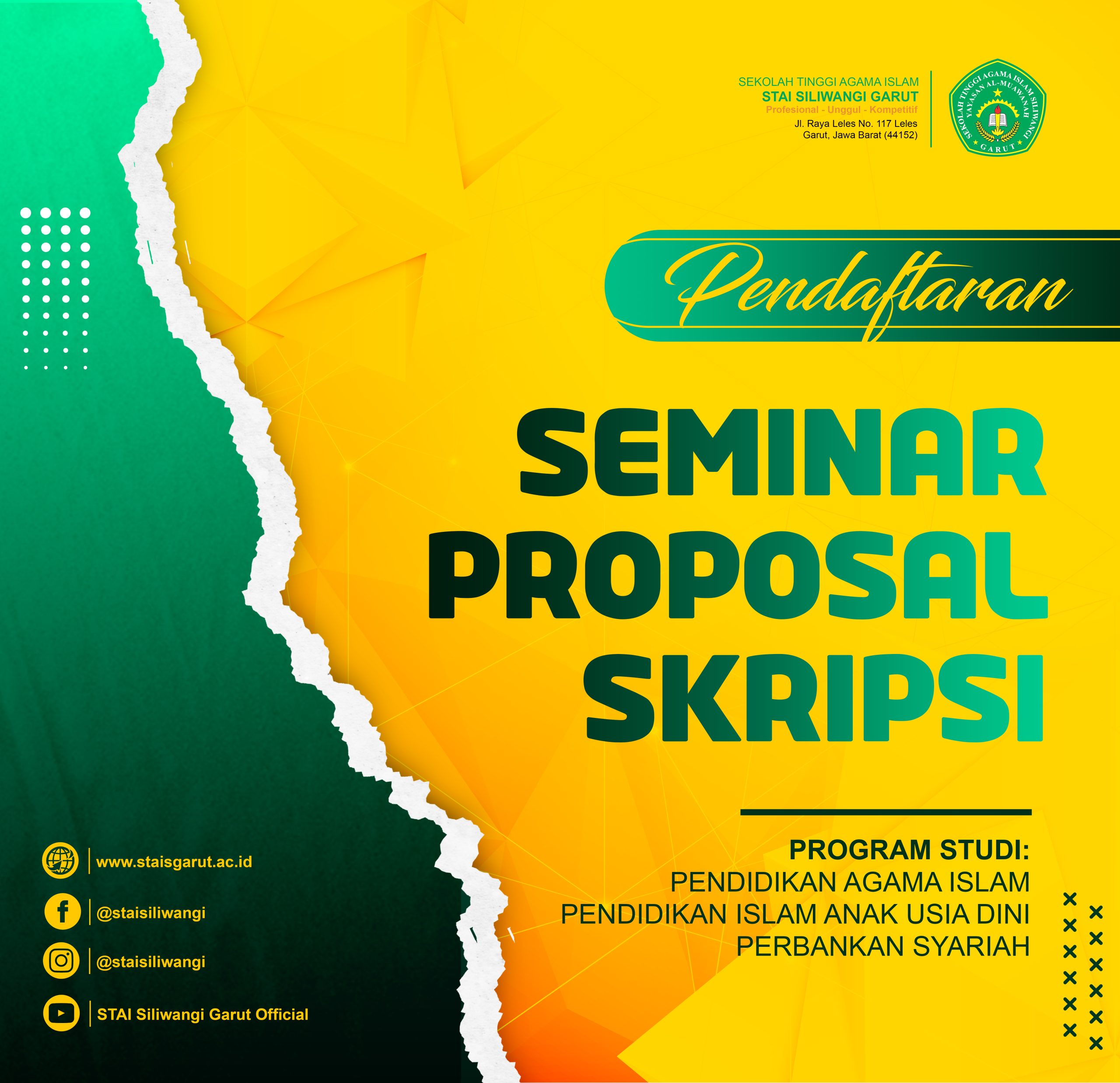 Pendaftaran Seminar Proposal Gelombang 4 Tahun Akademik 2023/2024