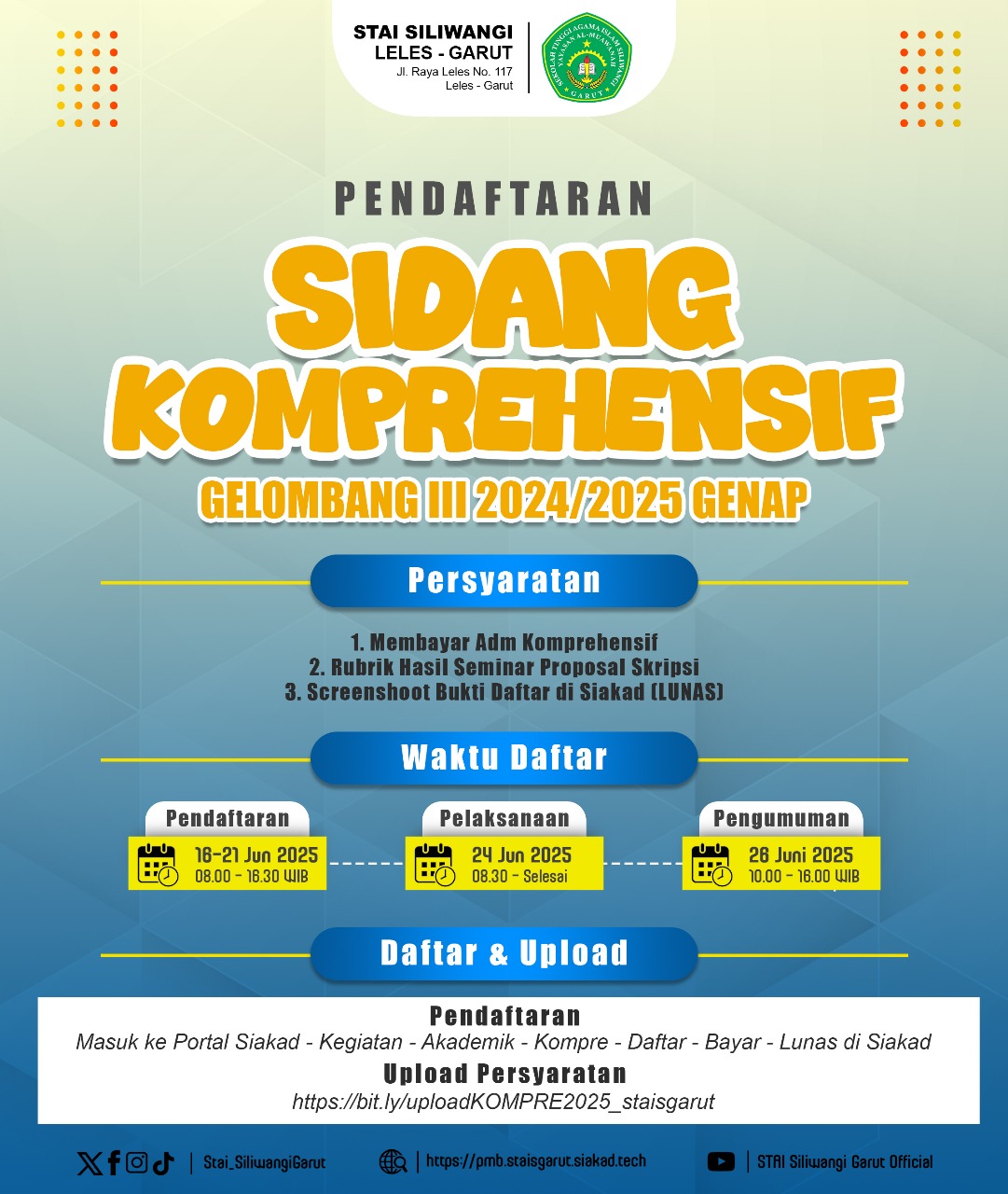 Sidang Komprehensif Gelombang 2